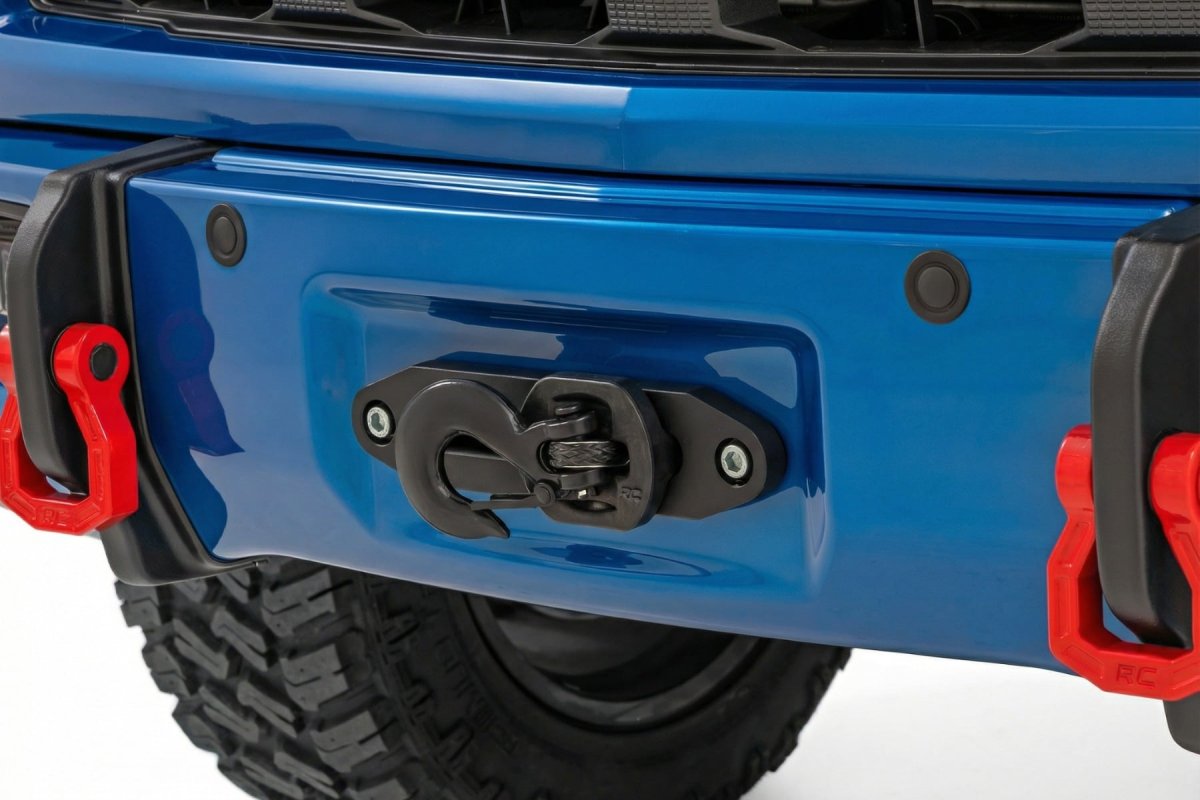Chevrolet Silverado 1500 Bumper - Front - Rough Country - FXS - GJV Riptide Blue - '23-'26